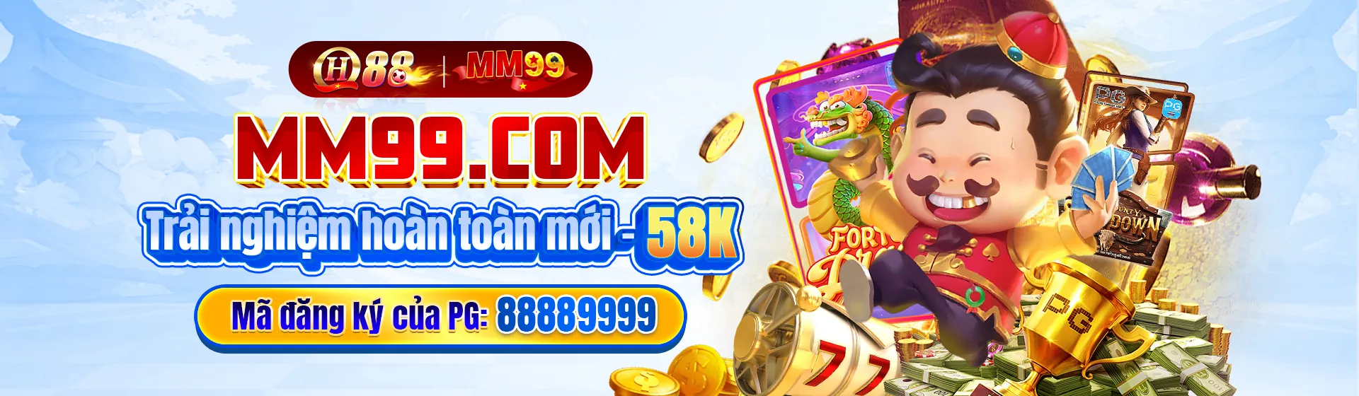 Hình ảnh banner MCW7733 với các trò chơi cá cược trực tuyến, thể thao và casino