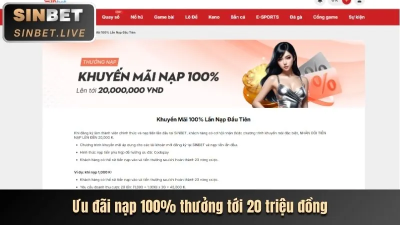 Hình ảnh minh họa các bước sau khi đăng ký: nạp tiền, chọn game, nhận khuyến mãi